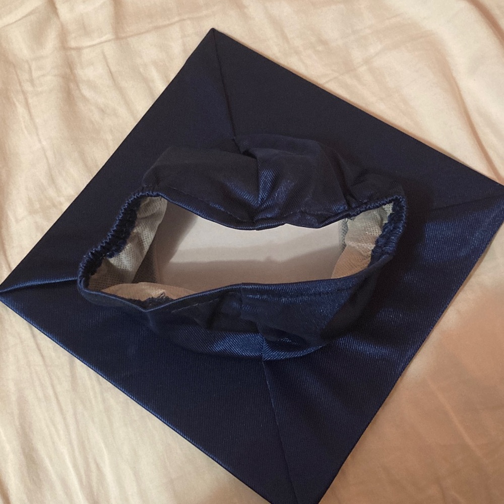 Blue Graduation Cap - Picture 2 of 3